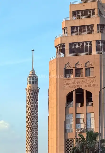 متحف الحضارة المصرية وبرج القاهرة