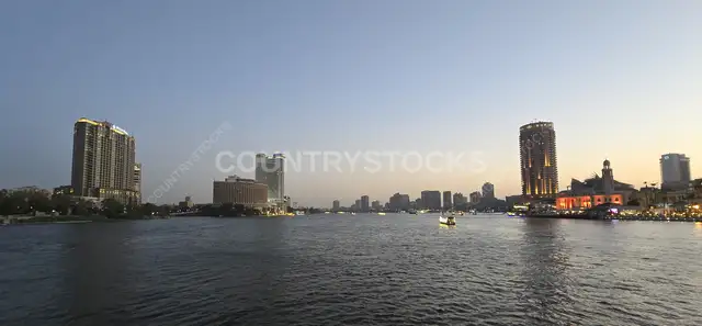 منظر النيل من نادي القوات البحرية، الزمالك، القاهرة