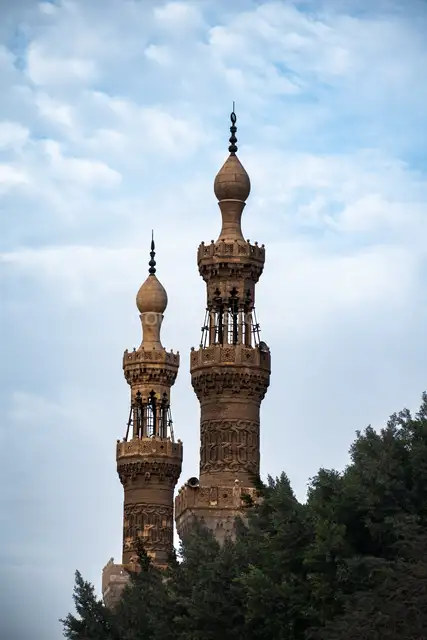 مئذنتا مسجد السلطان فرج بن برقوق، القاهرة المملوكية