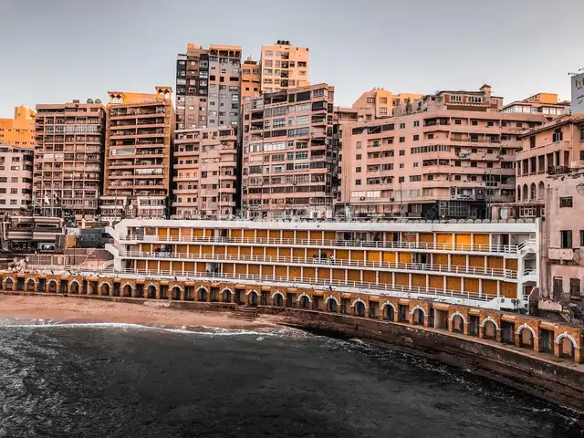 Stanley Beach Waterfront Buildings, Alexandria Egypt
