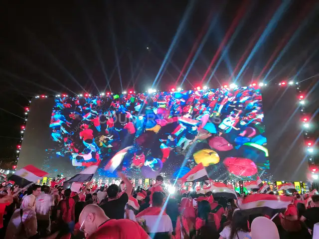 Egypt Fan Zone Night Rally, Cairo World Cup 2026