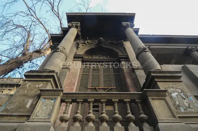 A view of Champollion Street in Cairo, with its historic buildings and bustling atmosphere 2
