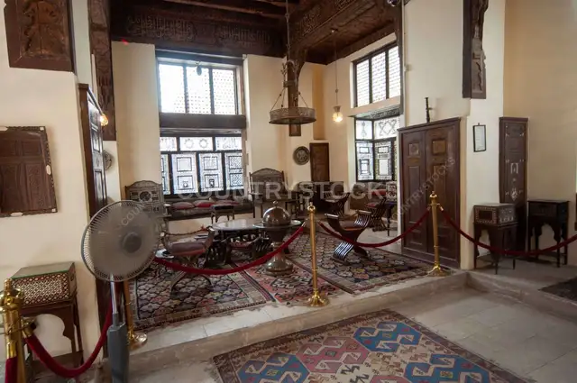 قاعة الاستقبال في متحف غاير أندرسون، القاهرة القديمة