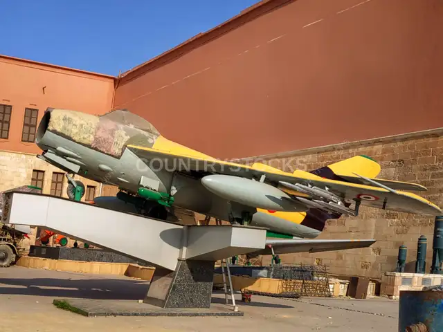 MiG-17 Jet Fighter Aircraft Display, Cairo Military Museum