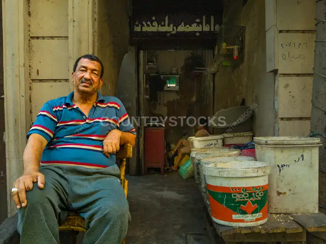 بائع أعلاف الحيوانات، شارع الأشراف، القاهرة
