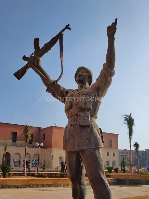 Victory Statue Egyptian Soldier, Saladin Citadel Cairo