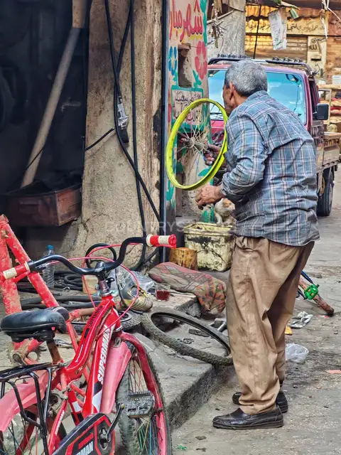العجلاتي المصري التقليدي في القاهرة التاريخية
