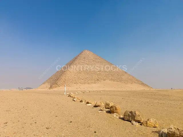 Red Pyramid of Dahshur, Giza Desert, Egypt