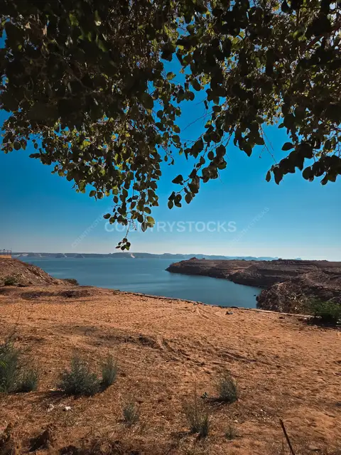 بحيرة ناصر من معبد أبو سمبل، أسوان