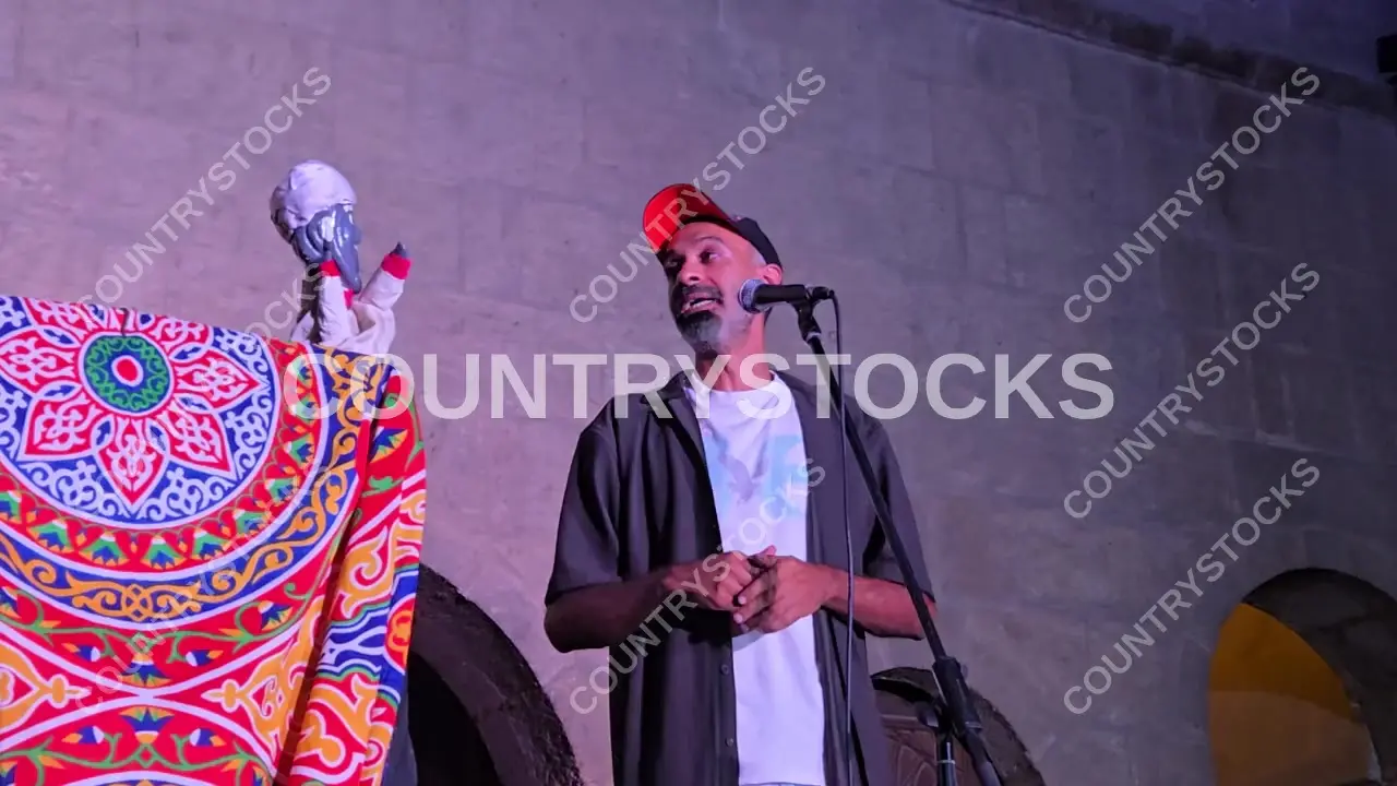 Aragoz Puppet Show Performance, Beit El Sehemy Cairo