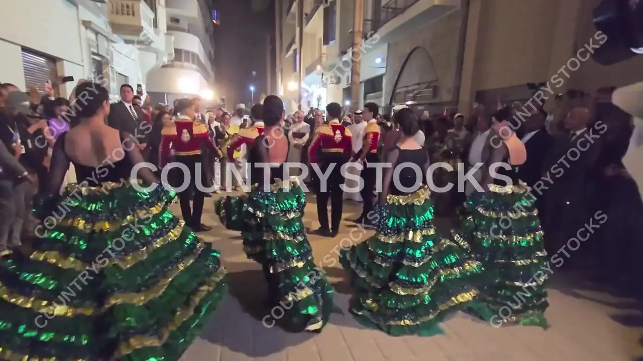 Foreign Dance Performance on Al-Sharifen Street Cairo