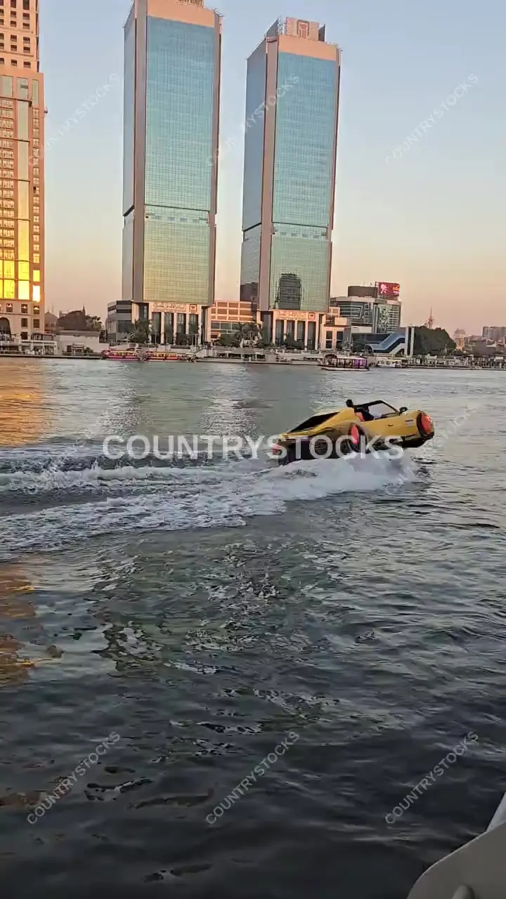 سيارة برمائية على النيل، الزمالك القاهرة
