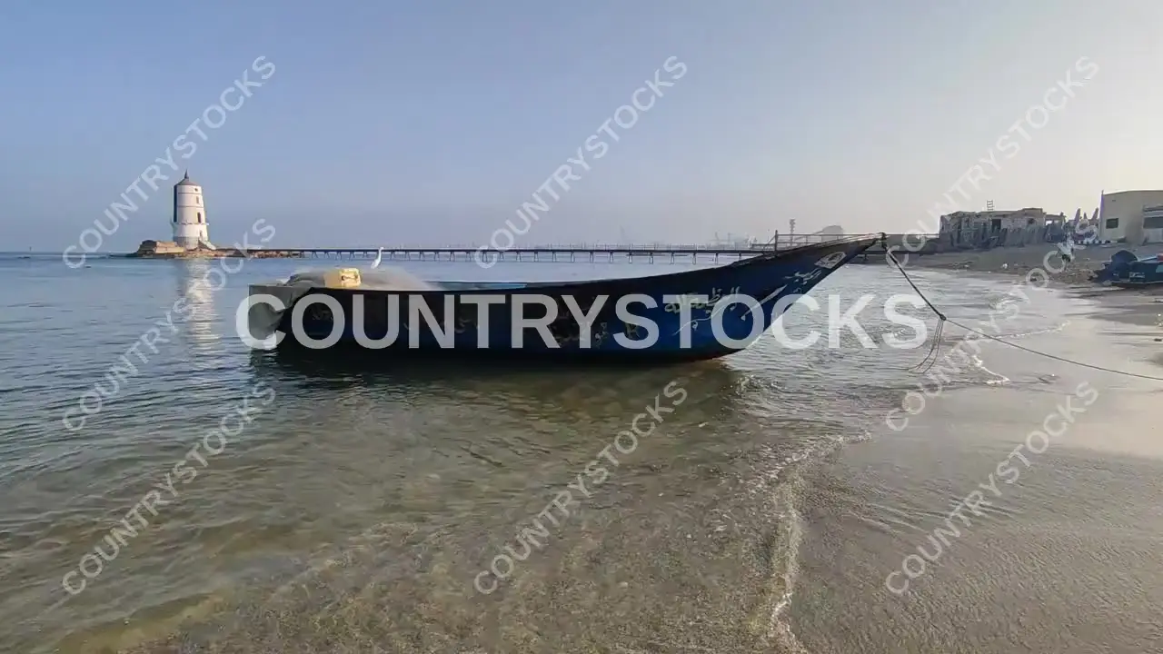 قارب صيد وفنار المكس، الإسكندرية