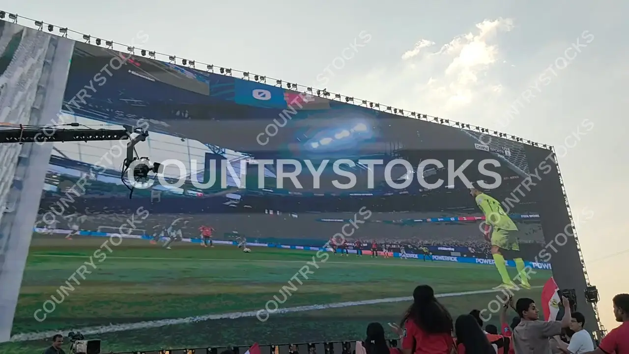 Shobeir Saves Messi Penalty During Egypt vs Argentina FIFA World Cup 2026 Fan Zone Broadcast