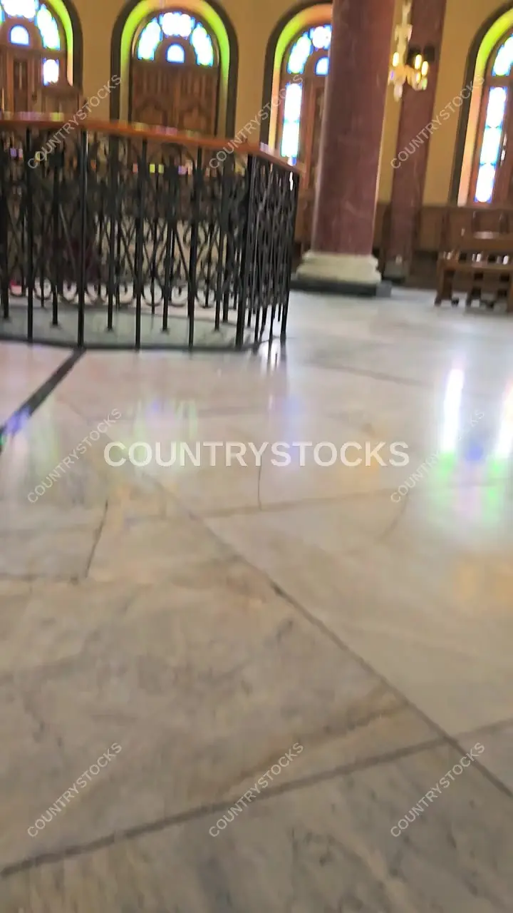 Saint George Church Interior, Coptic Cairo