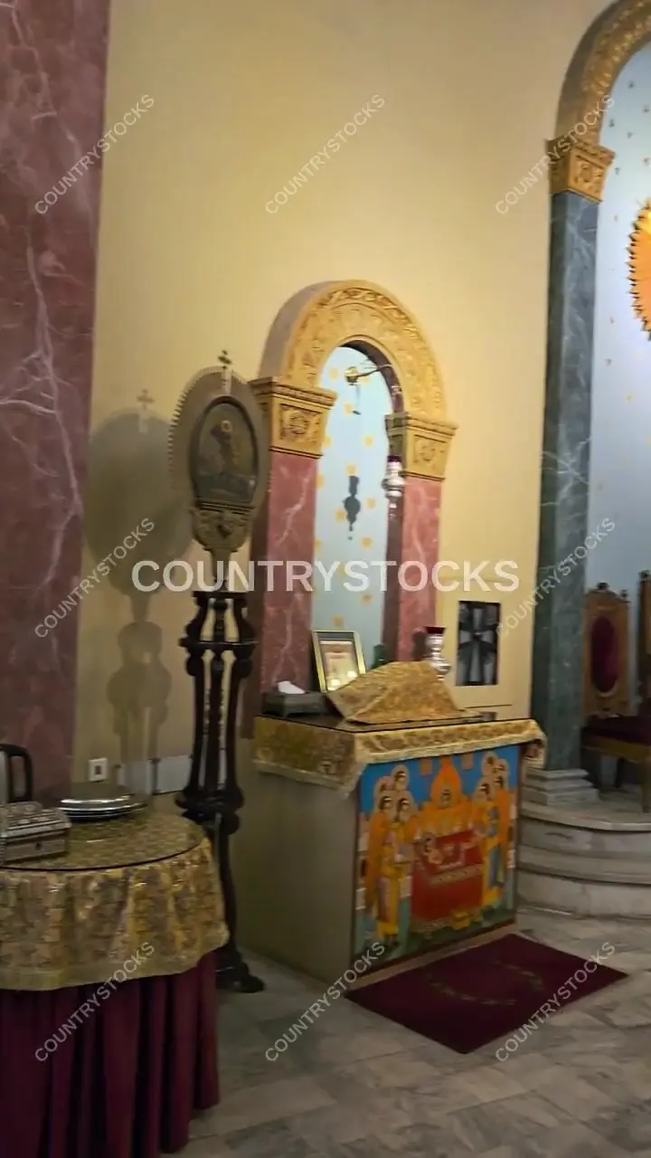 Saint George Church Interior Altar, Old Cairo