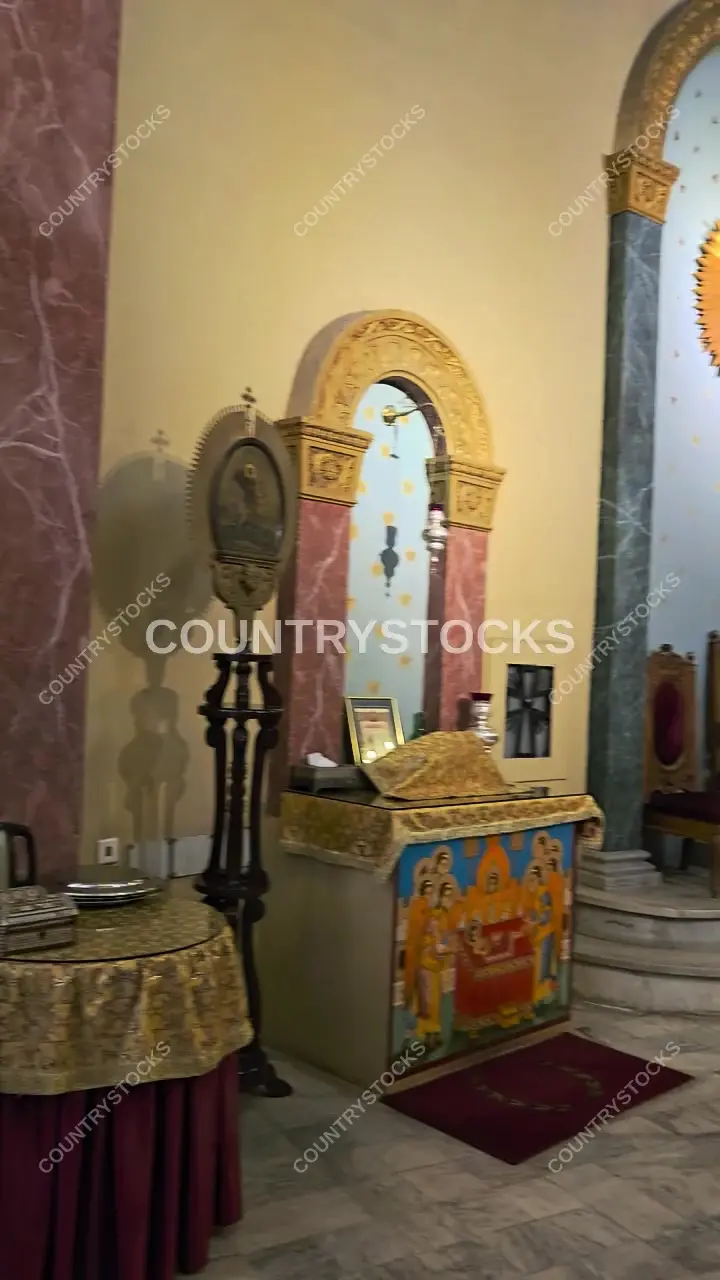 Saint George Church Interior Altar, Old Cairo