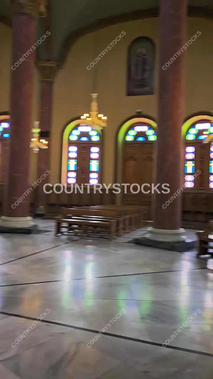 Saint George Church Interior, Mar Girgis Cairo