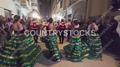 Foreign Dance Performance on Al-Sharifen Street Cairo
