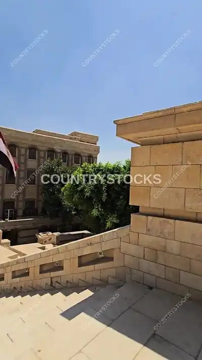 Saint George Church Exterior Courtyard, Coptic Cairo