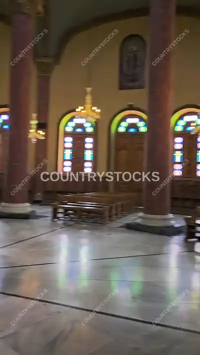 Saint George Church Interior, Mar Girgis Cairo